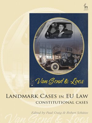 cover image of Landmark Cases in EU Law, Volume 1